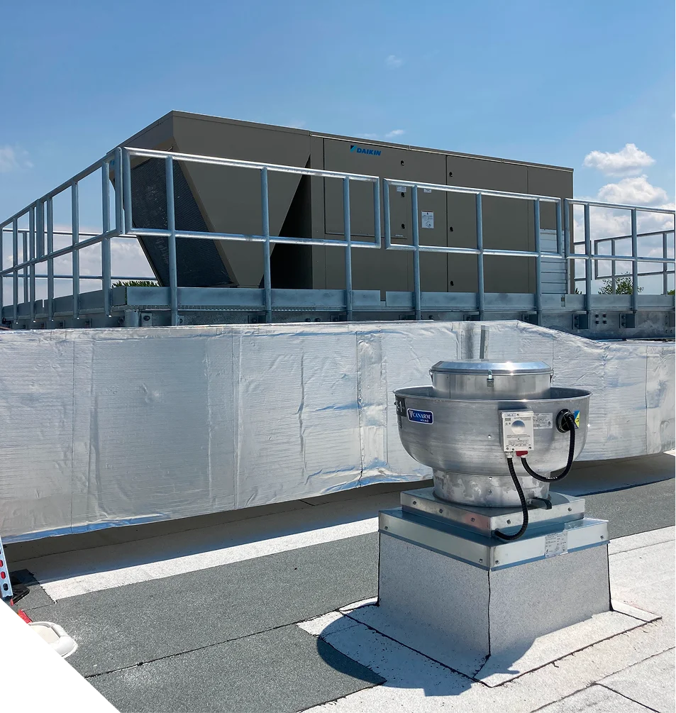 projet neuf ventilation commericale